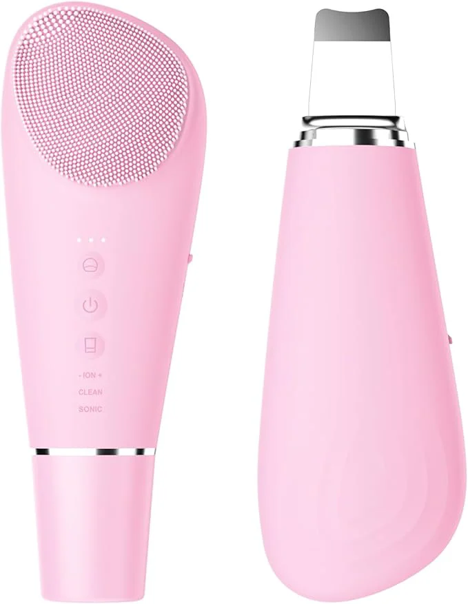 Excellent Silicone Face Scrubber Blackhead Scraper Rechargeable 2-in-1 Facial Cleansing Expertly Made