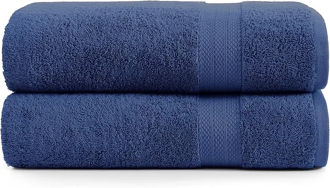 Fine LANE LINEN Durable Cotton Bath Sheets 2 Pack Innovative