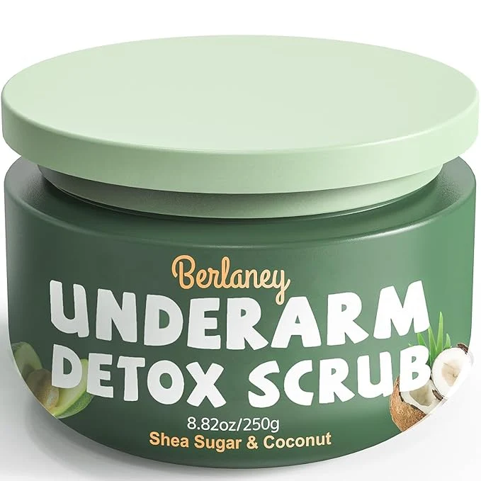 Original Design Armpit Detox and Scrub with Shea Butter and Coconut 8.82oz-Exfoliating Scrub Elegant