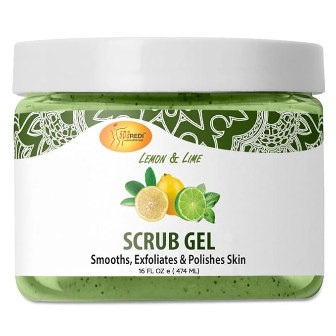Clean SPA REDI – Exfoliating Scrub Pumice Gel Lemon Lime 16 Oz Long-Lasting
