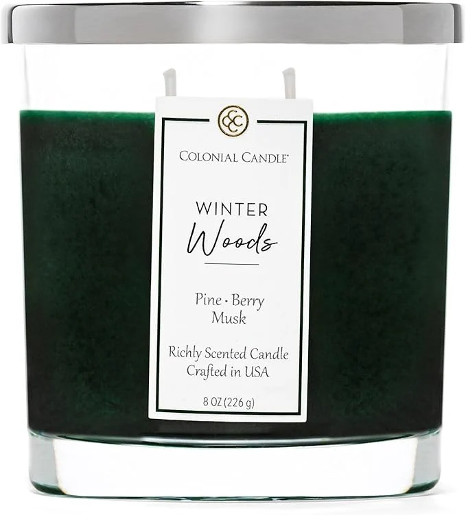 Reliable Colonial Candle Winter Woods Scented Candle Jar Highly Fragranced Candles Reusable