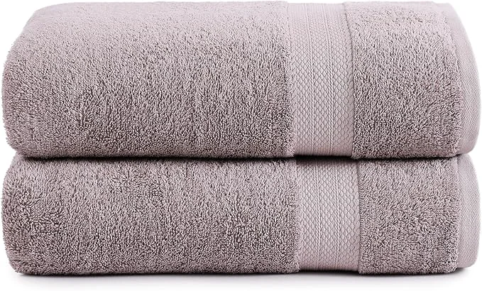 Innovative LANE LINEN Oversized Bath Towels Set of 2 Fine Crafted