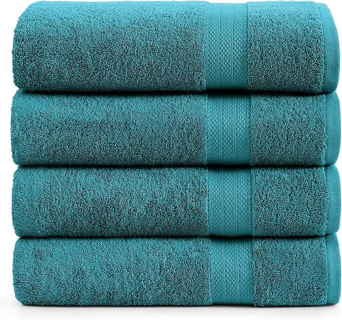 Elite LANE LINEN Premium 4 Pack Bath Towels Set Traditional