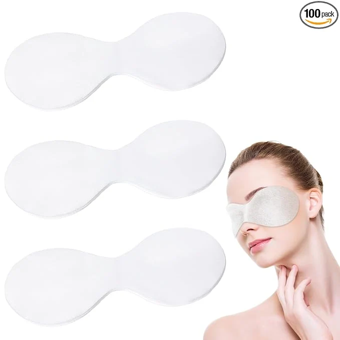 Clean 100Pack Disposable Eye Mask Cotton Disposable Eye Mask Travel and Relaxation High-Performance