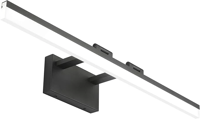 Soft SOLFART Black Modern Bathroom Lights Over Mirror 31.5 inch Vanity Lighting Wall Unique