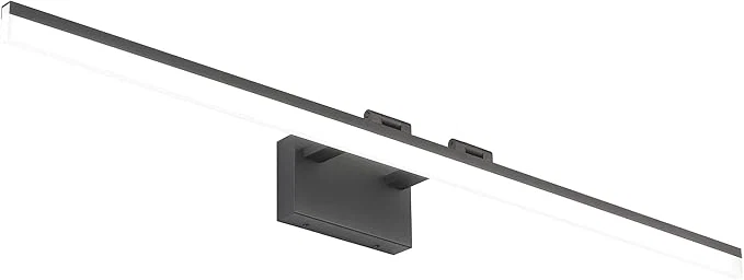 Premium SOLFART Dimmable LED Black Vanity Lighting Fixture Wall Light Over Mirror Carefully Designed