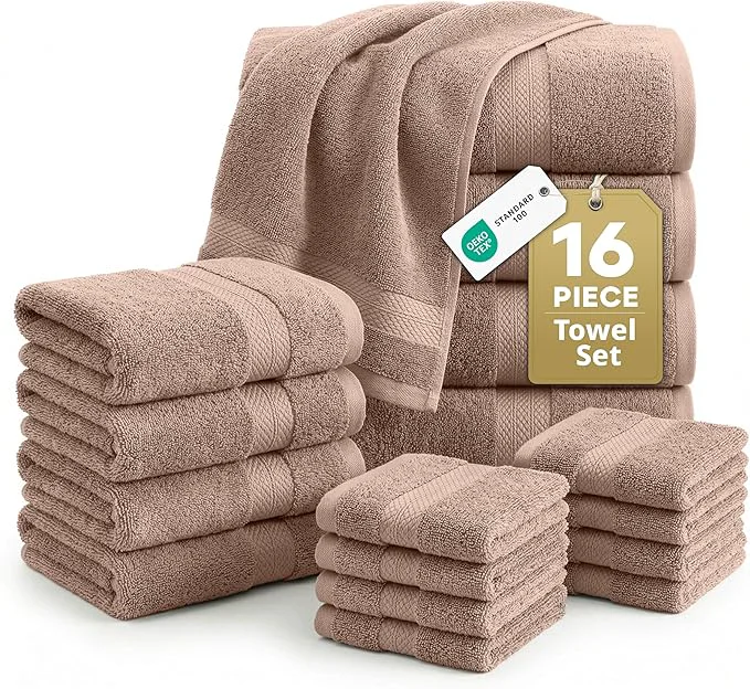 Efficient LANE LINEN Cotton Towels Set Exclusive