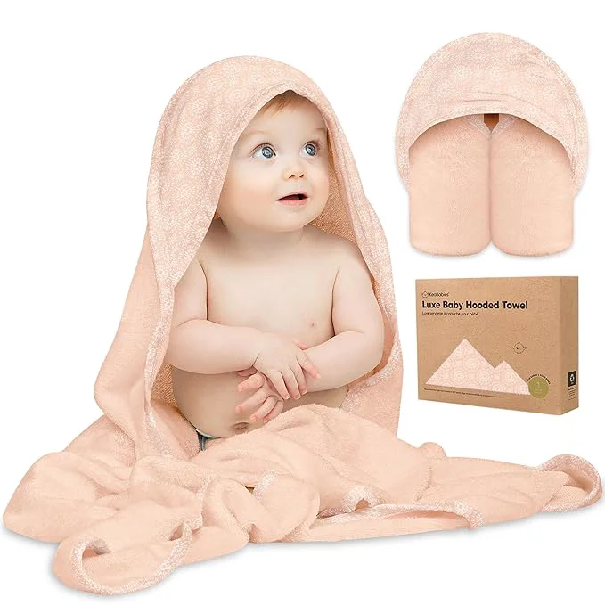 High-End KeaBabies Hooded Baby Towel for Newborn Easy-to-Use