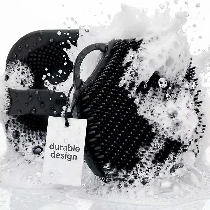 Lightweight Silicone Body Scrubber for Shower Breathable