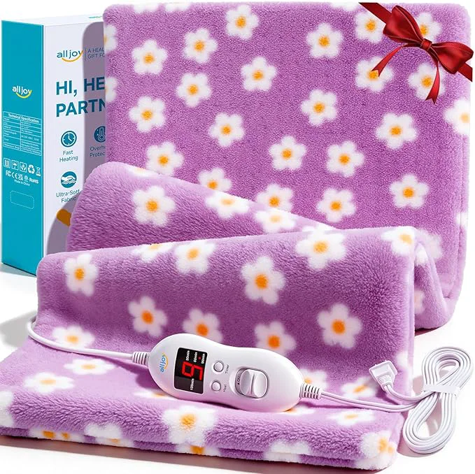Proven ALLJOY King Size Heating Pad for Back Pain Relief 33 x 17 Extra Large Heating Elegant