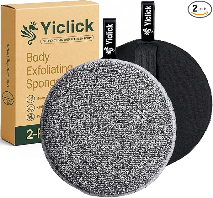 Sophisticated Yiclick Exfoliating Body Scrubber Body Exfoliator Scrubber Exfoliating Sponge Smart