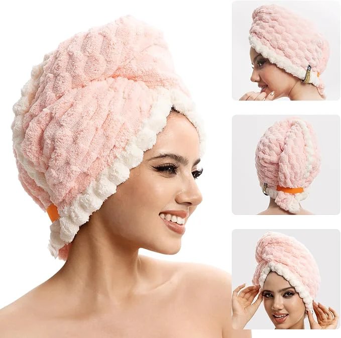 Breathable Hair Drying Towels 19.7×31.5 inch Hair Towels Minimalist