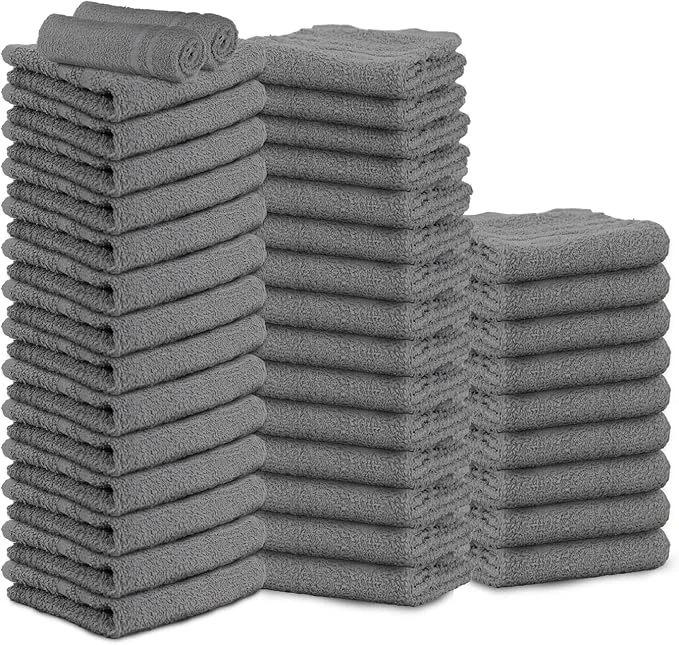 Contemporary Hand Towels – Pack of 40 16 x 27 Inches Cotton Highly Absorbable Detailed