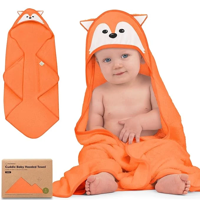 Eco-Friendly KeaBabies Hooded Baby Towel for Newborn Functional