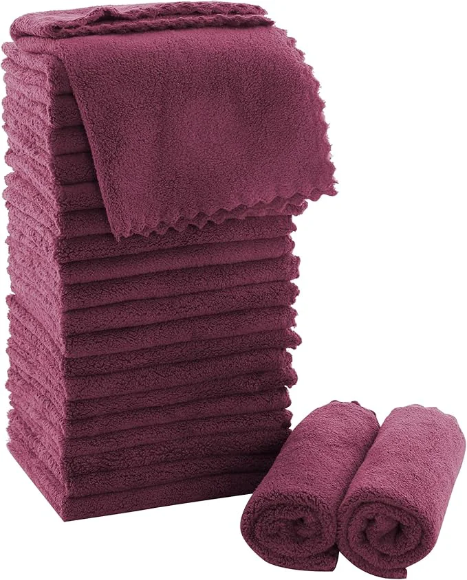 Professional MOONQUEEN Ultra Soft Premium Washcloths Set Top-Quality