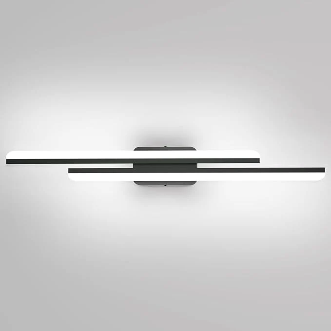 Reliable Ralbay 40 LED Black Vanity Light 40W Frosted Aluminum Modern LED Black Excellent