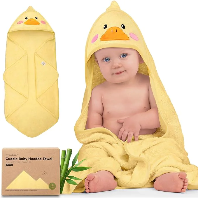 Smart KeaBabies Hooded Baby Towel for Newborn High-Quality