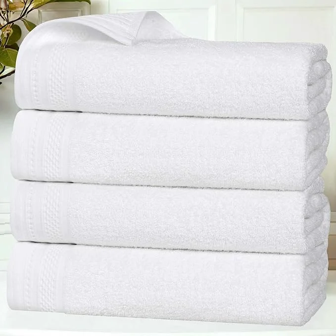 Classic Superior Honeycomb Cotton Medium Weight Towels Efficient