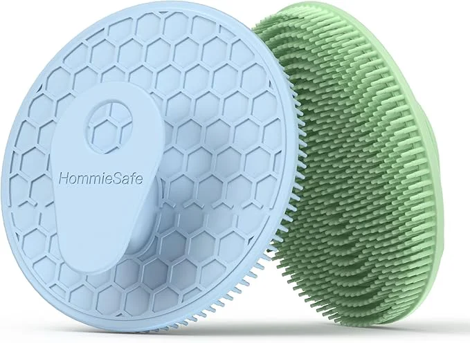Fast Soft Silicone Shower Brush Body Wash Bath Exfoliating Skin Massage Scrubber Clean