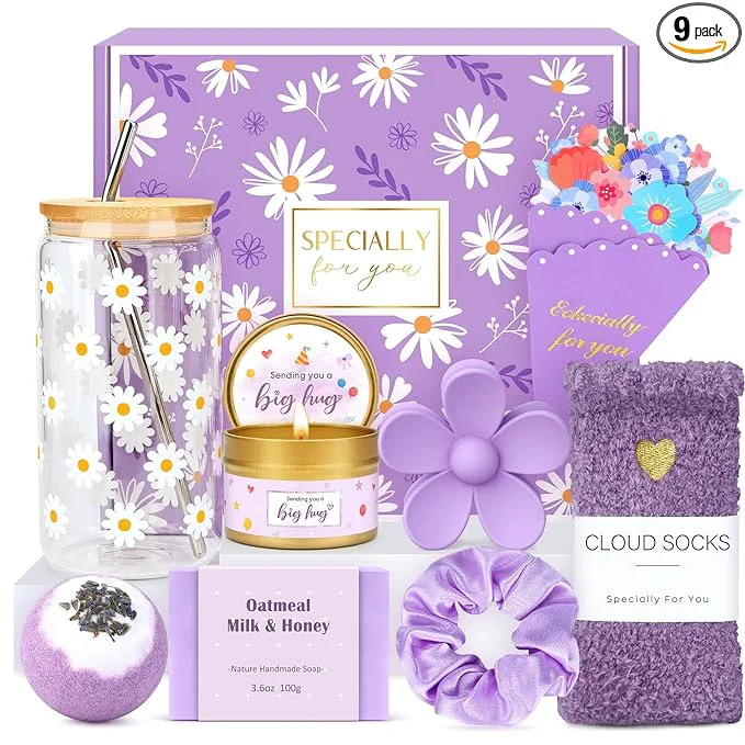 Outstanding Gift Baskets for Women Unique Birthday Gifts for Women self care cheer up gifts Pure