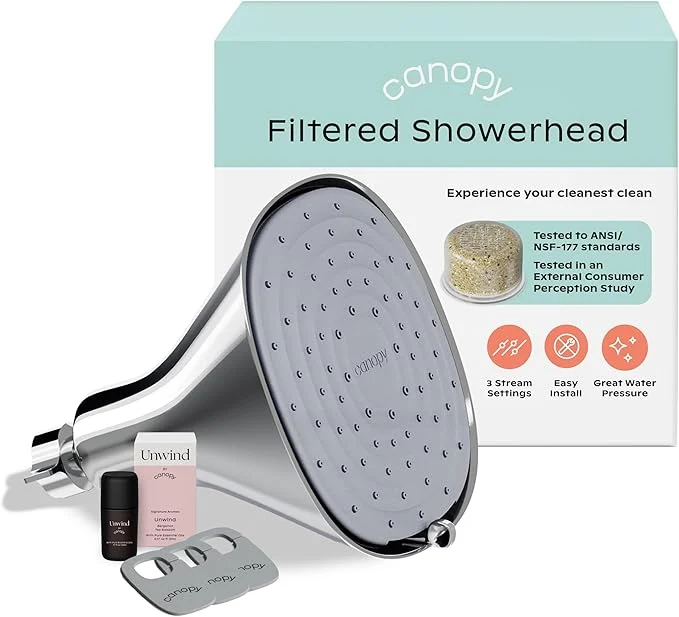 Certified Canopy Filtered Shower Head Next-Generation