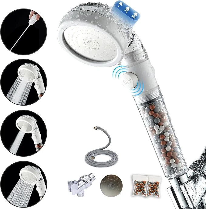 Versatile Filtered Shower Head with Handheld Powerful