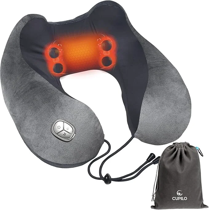 Detailed CuPiLo Neck Massager Pillow Green