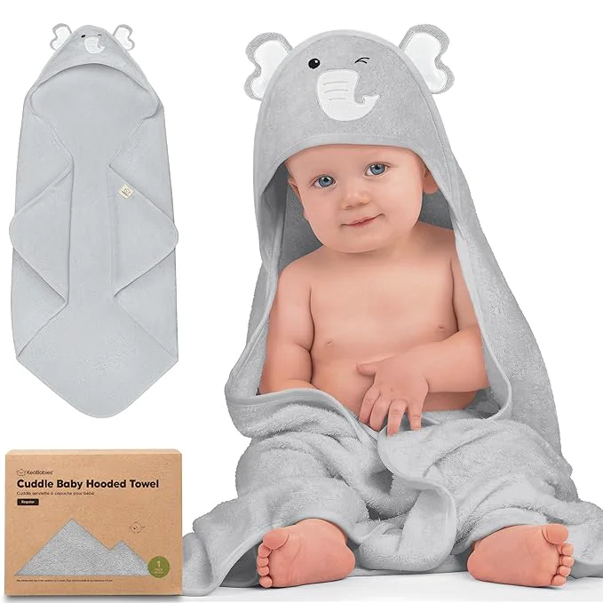 Responsible KeaBabies Hooded Baby Towel for Newborn Powerful