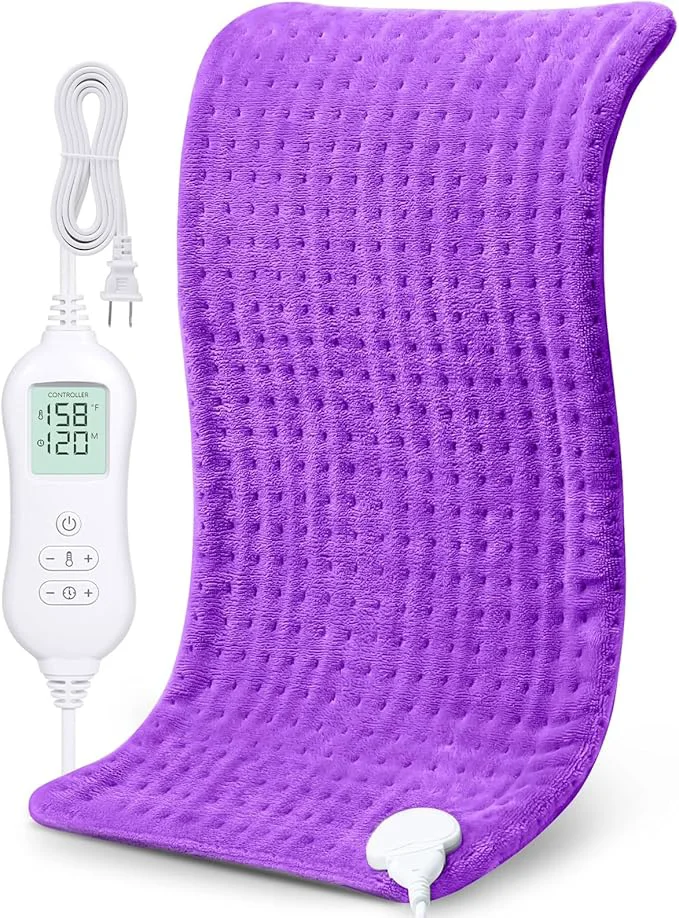 Healthy NOWWISH Heating Pad for Back Pain Relief Period Cramps 12×24 Inches Electric Elegant