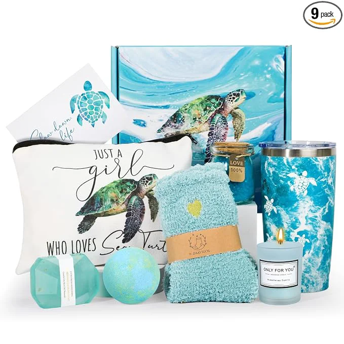 Premium Mothers Day Gifts for Mom Sea Turtle Gifts for Women Turtle Gift Set for Long-Lasting