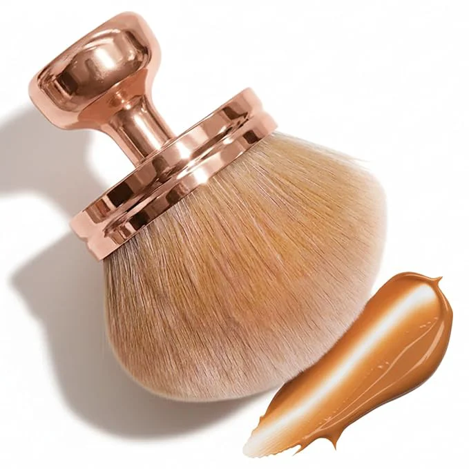 Modern Kabuki Self Tanner Brush – Round Dome Blending Brush Fine Crafted