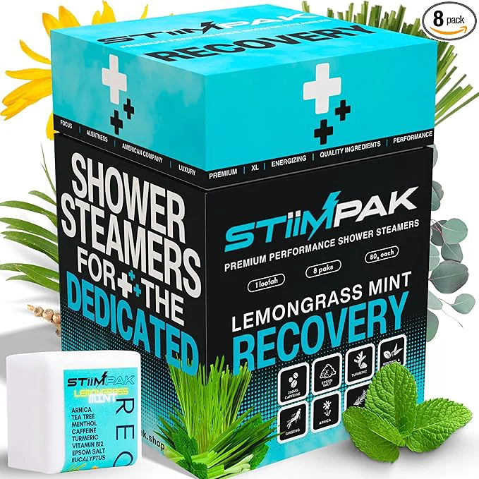 High-Performance Shower Steamers for Sinus Relief Recovery XXL 80g Cold Flu Post-Workout Original