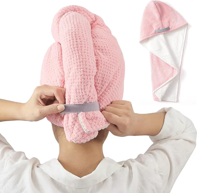 Enhanced REDKISS Microfiber Hair Towel Wrap Artisan