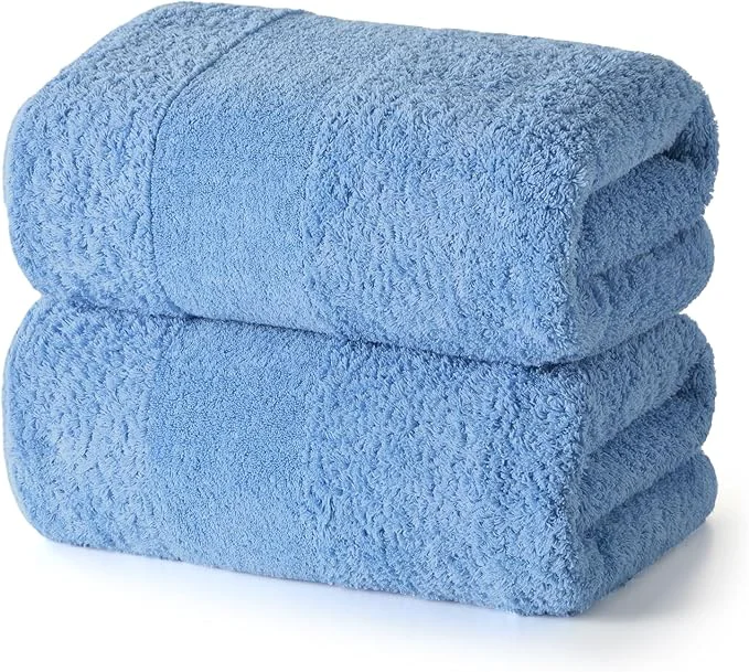World-Class REDKISS Towels 2 Pack Luxury Extra Large Bath Towels Set 30 x 58 Inches – Professional