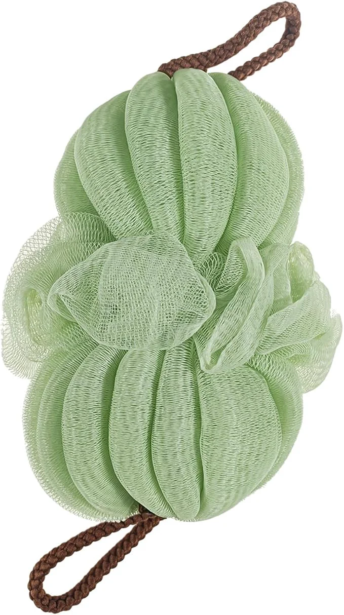 Comfortable Large 85g Green Bath Loofah Sponge Loofa Luffas Shower Puff Pouf Ball Premium