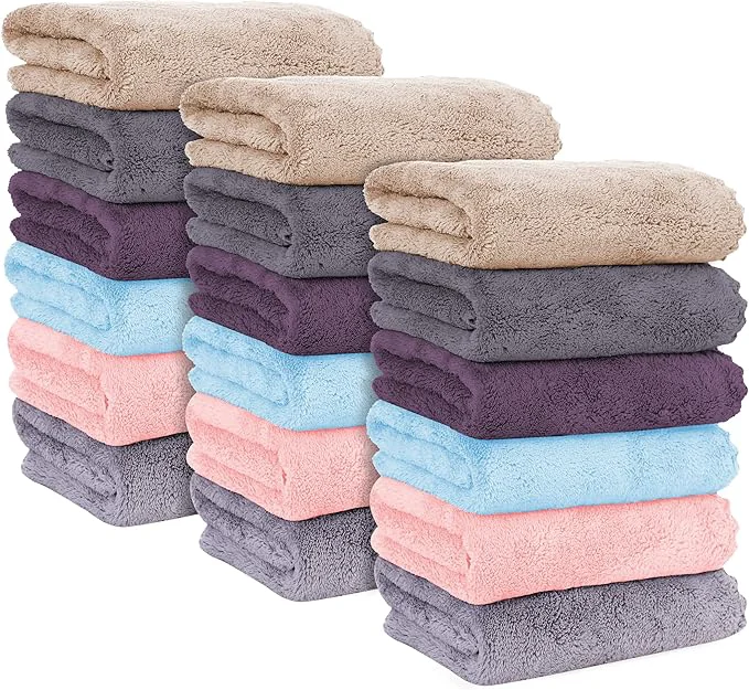 Advanced MOONQUEEN 18 Pack Premium Hand Towels Stylish