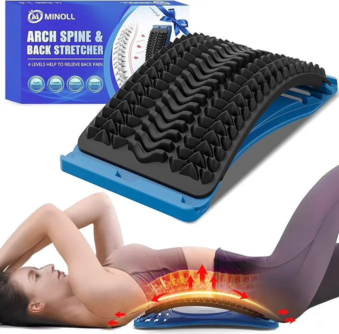 Functional MINOLL Back Stretcher for Lower Back Pain Relief Back Cracking Device Sophisticated