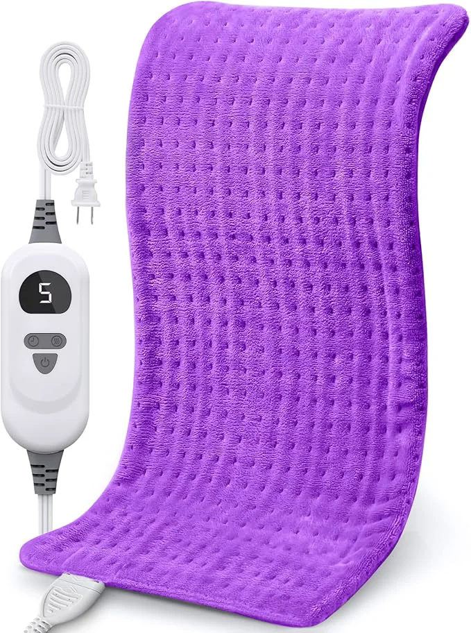 Unique NOWWISH Heating Pad for Back Period Cramps 12×24 Inches Electric Throw High-End