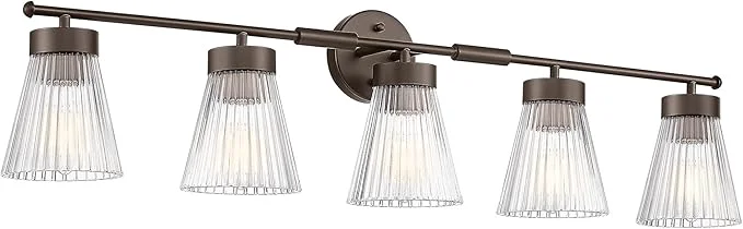 Elegant 5-Light Bathroom Vanity Light HWH Farmhouse Vanity Lights Modern