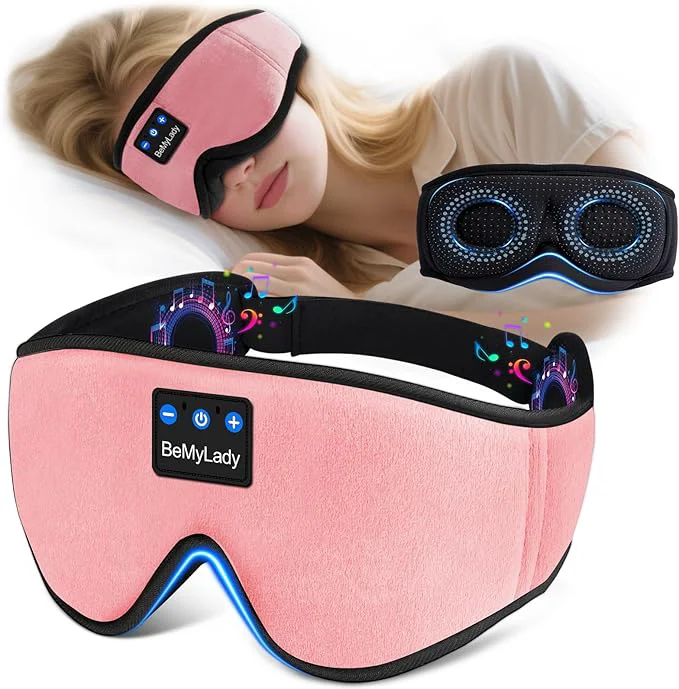 Environmentally Friendly Sleep mask Headphones Blackout 3D Zero Eye Pressure Bluetooth Sleep mask Flexible