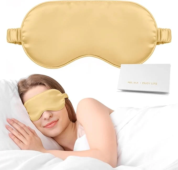 High-Performance Silk Sleep Mask Eye Mask for Sleep Women Men Mulberry Sleeping Mask Recyclable