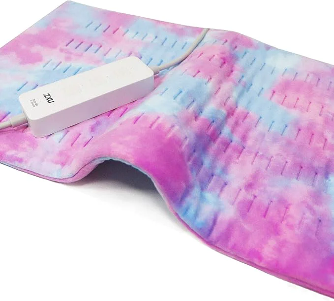 Traditional ZXU Pink Heating Pad XL King Size Breathable
