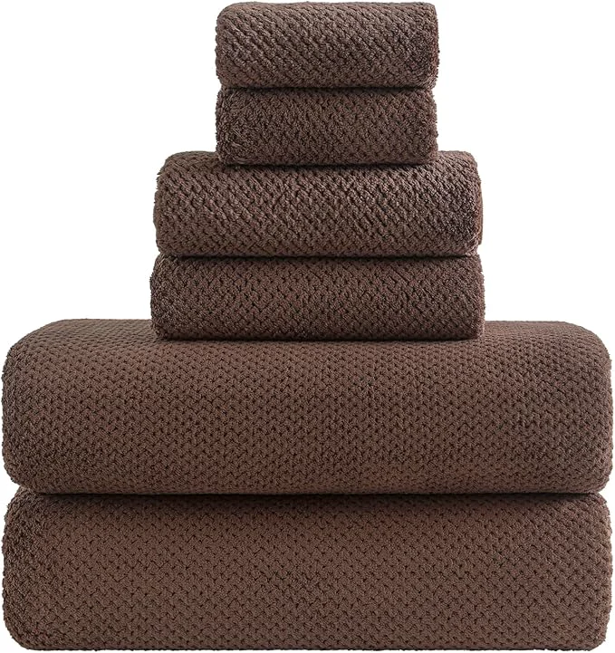 Premium Material YTYC 29×59 Inch Extra Large Bath Towels Set of 6 Quick Dry Super Soft Breathable