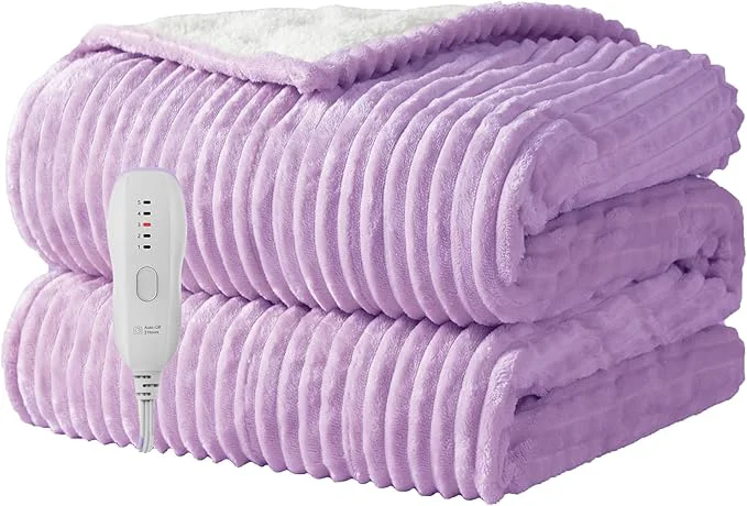 Breathable Texciting Heated Blanket Electric Blanket Throw 50 X60 -Heating Throw Convenient