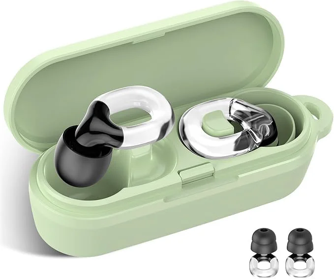 Reusable Ear Plugs for Sleeping 35dB Noise Cancelling Silicone Earplugs Single and Powerful