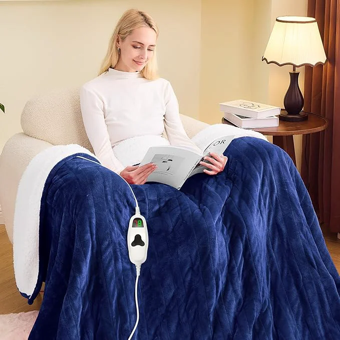 Effective greenoak Heated Blanket Electric Full 72 X84 Heating Blanket Green