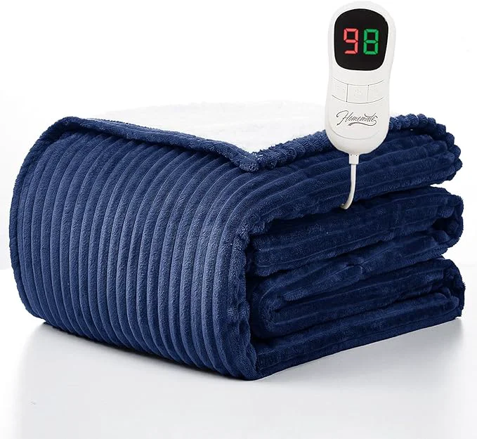 Natural Homemate Electric Heated Blanket Twin Size Breathable