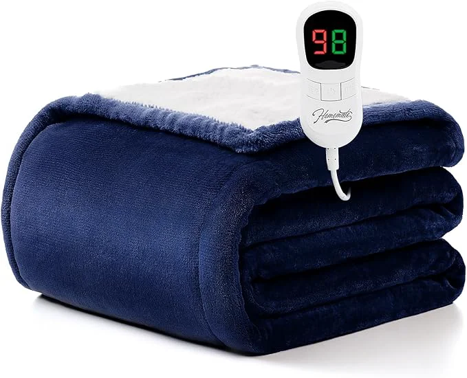 Reusable Homemate Electric Heated Blanket Twin Size Convenient