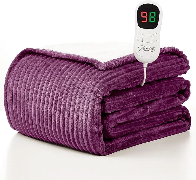 Fine Crafted Homemate Heated Blanket Electric Throw Official