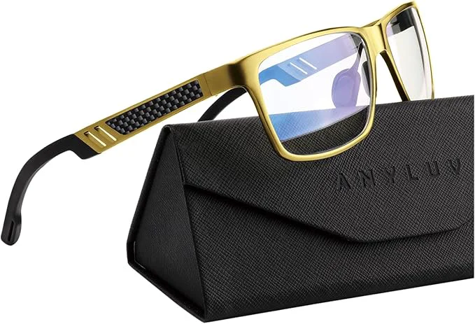 Proven ANYLUV Blue Light Blocking Glasses Men Computer Gaming Glasses Lightweight Classic